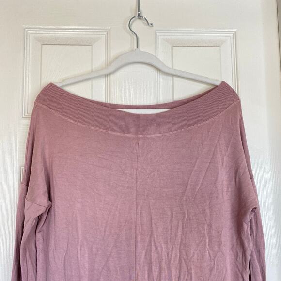 ATHLETA Studio Barre Sweatshirt Dress 2.0 Dogwood Mauve Pink Size Small - Picture 4 of 8